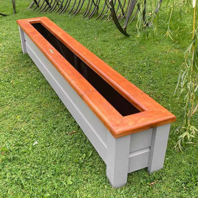 Large Long Contemporary Planter